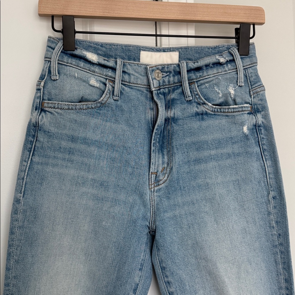 MOTHER Denim The Hustler Ankle Fray Jean in Rope’s End Size 25 - Picture 4 of 10